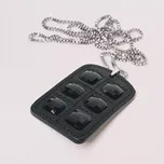 Náhrdelník se Swarovski černými krystaly 34135.3