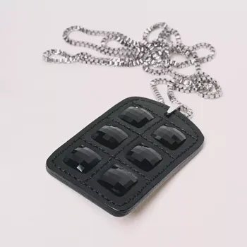 Náhrdelník Náhrdelník se Swarovski černými krystaly 34135.3