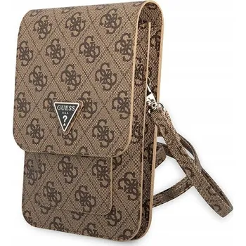 Kabelka Guess kabelka přes rameno eko kůže hnědá