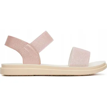 Dámská obuv Nelli Blu dětské sandály textilní růžové velikost 32