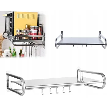 police Nástěnné držáky police pod mikrovlnku police pro skladování v kuchyni