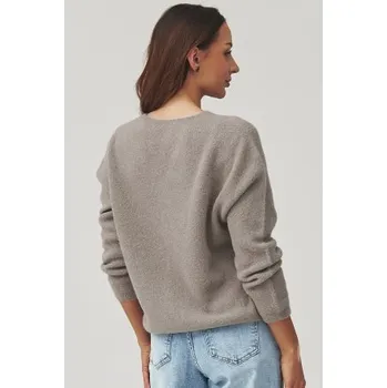 Dámské oblečení Dámský svetr Makadamia C38 - mocca Mocca Uni