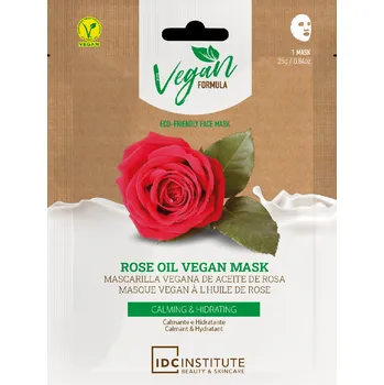Pleťová maska IDC Institute - Pleťová maska Vegan s růžovým olejem