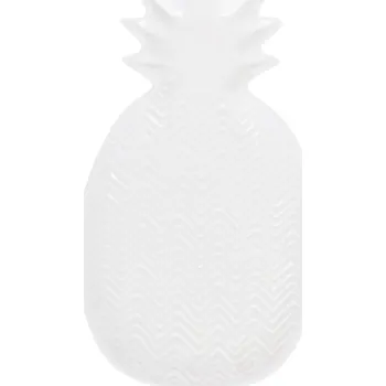 Talíř Talíř ananas bílý porcelánový velký dekorativní 22 cm