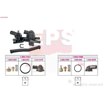 Automobilové těsnění Termostat, chladivo EPS 1.879.956KK