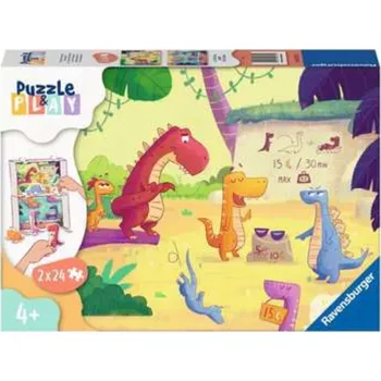 Puzzle Puzzle & Play Dinosaurus 2x24 dílků