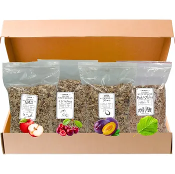 Štěpka na uzení Štěpky na uzení a grilování HAGE 1 kg 4 l