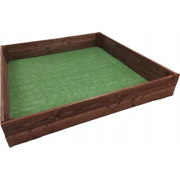 Vyvýšený záhon ZELENINOVÝ ZÁHON IMPREGNOVANÝ BYLINKOVÝ ZÁHON PAŘENIŠTĚ VYVÝŠENÝ ZÁHON 120x120x18 cm