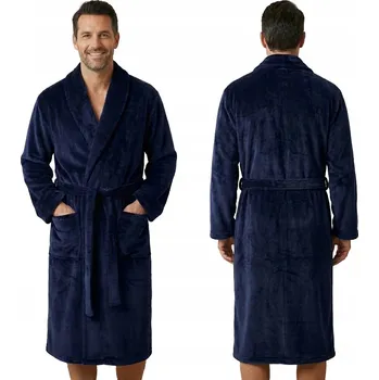 Dámský župan Pohodlný pánský župan Comfort, měkký MB VINCENT, tmavě modrá, velikost M