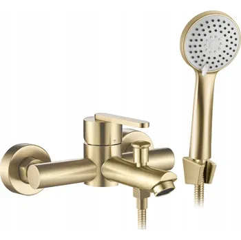 Vodovodní baterie REA VANová BATERIE ONTARIO ZLATÁ KARTÁČOVANÁ