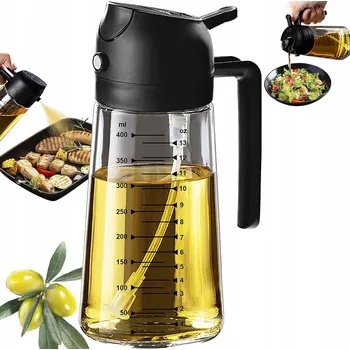 Nádoba na olej a ocet Rozprašovač průhledná 470 ml