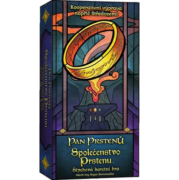 Desková hra Asmodee Czech Republic Pán prstenů: Společenstvo prstenu – Štychová karetní hra + promo kapitola Dary Galadriel