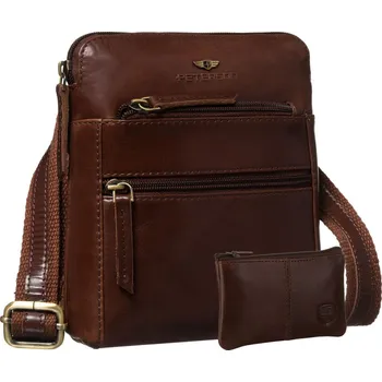 Elegantní kožená pánská taška Barva: Hnědá