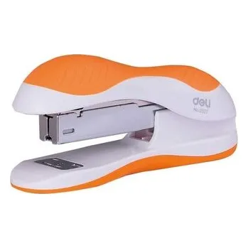 Kancelářské potřeby Zszywacz biało-pomarańczowy, 24,26/6 25k., Deli