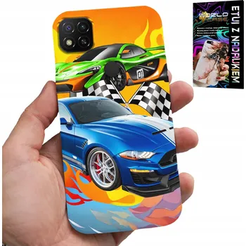 Pouzdro na mobilní telefon POUZDRO PRO XIAOMI REDMI 9C - PRO DĚTI, ZÁVODNÍ AUTA