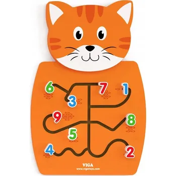 Obraz Barevná manipulační tabule na zeď Montessori