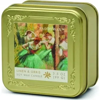 Svíčka SOJOVÁ VONNÁ SVÍČKA V Plechovce Frézie 125g PŘÍRODNÍ vůně frézie