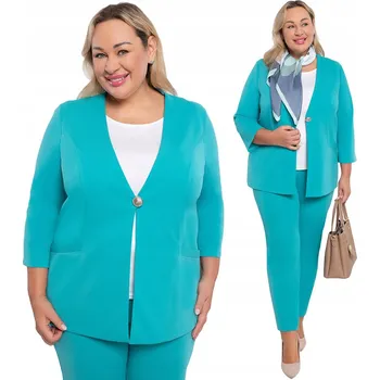 Podprsenka Tyrkysový elegantní oblek velikosti 52