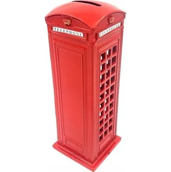 Obraz Dekorativní figurka Telefonní budka Pokladnička