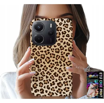 Pouzdro na mobilní telefon POUZDRO PRO XIAOMI NOTE 14 4G – ZADNÍ KRYT S LEOPARDÍM VZOREM JSOU MÓDNÍ A ŽENSKÉ