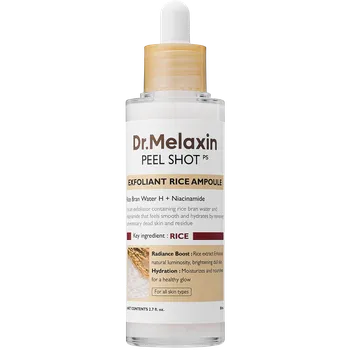 Pleťový krém Dr. Melaxin Peel Shot Exfoliant Rice ampule s extraktem z bílé rýže 80 ml 