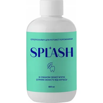 Ústní voda Splash Sane Ústní voda s příchutí svěží máty