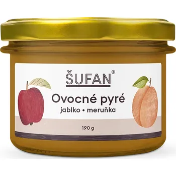 Dětská výživa Pyré jablko-meruňka Šufan 190 g