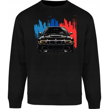 Pánská mikina Stylové Mikina M3 E46 BMW Bez Kapuce Dárek Pro Muže Mpower R-3XL