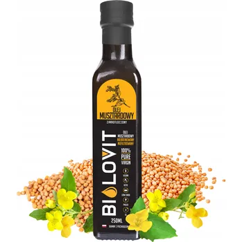 Rostlinný olej Bilovit Hořčičný olej lisovaný za studena 250 ml