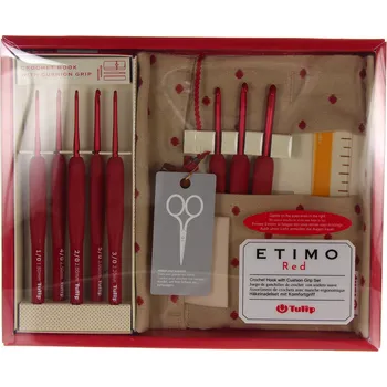 Jehlice Sada háčků Tulip Etimo Red