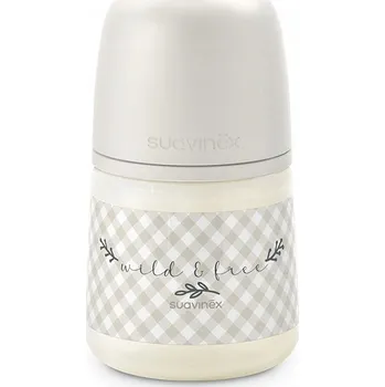Kojenecká láhev SUAVINEX WILD & FREE láhev - 1x kojenecká plastová láhev, physiologický při