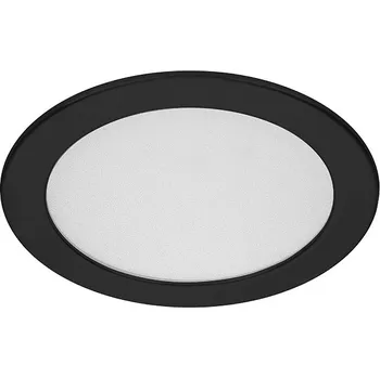 PANLUX Kulaté podhledové LED svítidlo DOWNLIGHT CCT ROUND IP44 6W černý