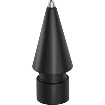 Náhradní hrot se stříbrnou špičkou pro Apple Pencil 1 / 2 / USB-C / Pro - styl 3.5 - černý