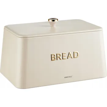 chlebník Chlebník jednodílný Kinghoff béžový kovový