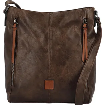 Kabelka Stylová dámská koženková crossbody kabelka Barcia new, coffee