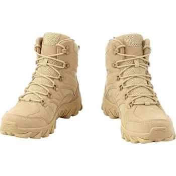 Pracovní oblečení KOŽENÉ TAKTICKÉ VODĚODOLNÉ TREKOVÉ BOTY VOJENSKÉ