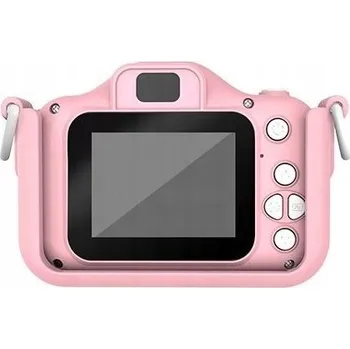 Digitální kompakt Dětský digitální fotoaparát Galaxia Unicorn 40 Mpx růžový