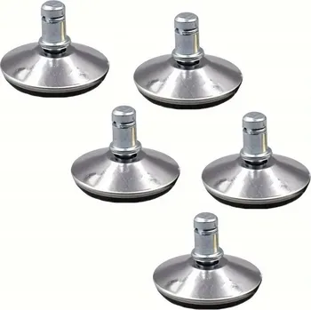 Podložka pod nábytek Nastavitelné nožičky / kluzáky pro židle a křesla, průměr 11 mm, chrom