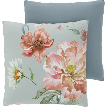 Povlečení LIVARNO® Potah na polštář z mikrovláknitého saténu, 50 x 60 cm, 2 kusy (květiny)