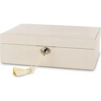 Šperkovnice Šperkovnice na bižuterii se kufřík a klíčem