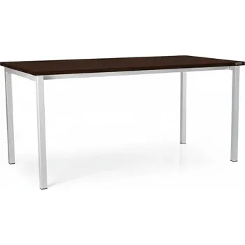 Jídelní stůl Univerzální stůl s kovovou podnoží 160 x 80 cm, wenge