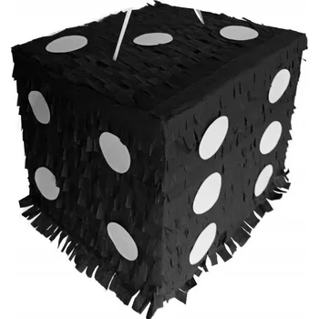 Obraz PINIATA XXL HRACÍ KOSTKA PINIATA + TYČ + balónky