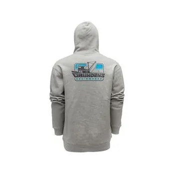 Pánská mikina Grundéns Displacement DWR Hoodie Commercial Boat Athletic Heather Velikost: M