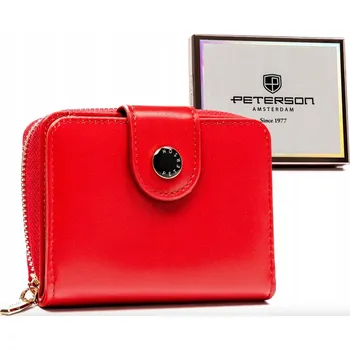 Peněženka Peterson peněženka eko kůže červená - dámská