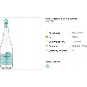 Praktická konvice na vodu 1000 ml s víkem