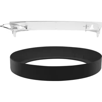 PANLUX RÁMEČEK na přisazenou montáž svítidla LED DOWNLIGHT CCT 24W, kulatý černý