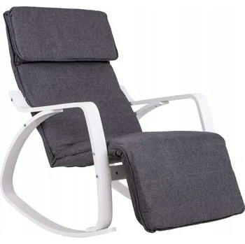 Křeslo Houpací křeslo ModernHome šedé