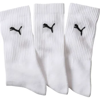 Dámské ponožky Sada 3 párů ponožek PUMA Crew bílá 39/42