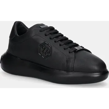 Pánská móda Kožené tenisky Philipp Plein Lo-Top USC0804.PLE075N.0202 černá 99X, EUR 44