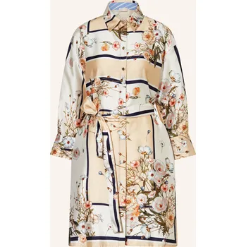 Dámské šaty Liu Jo Dámské Košilové Šaty, krémová / tmavě oranžová / tmavě...